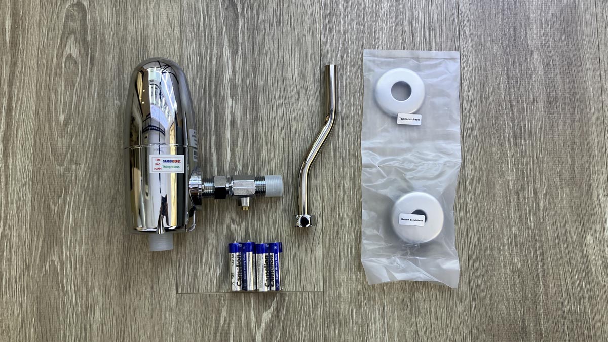 Van xả tiểu nam dùng pin ATMOR AT-1032 (AT1032)(DC) - 2