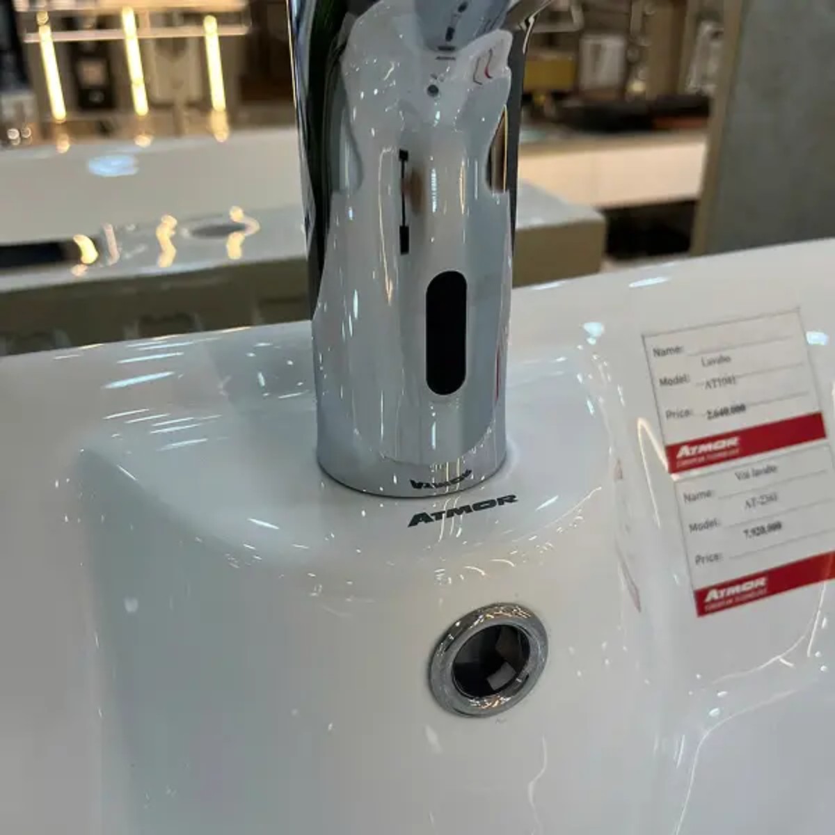 Vòi lavabo cảm ứng ATMOR AT-2361(AC/DC) - 4