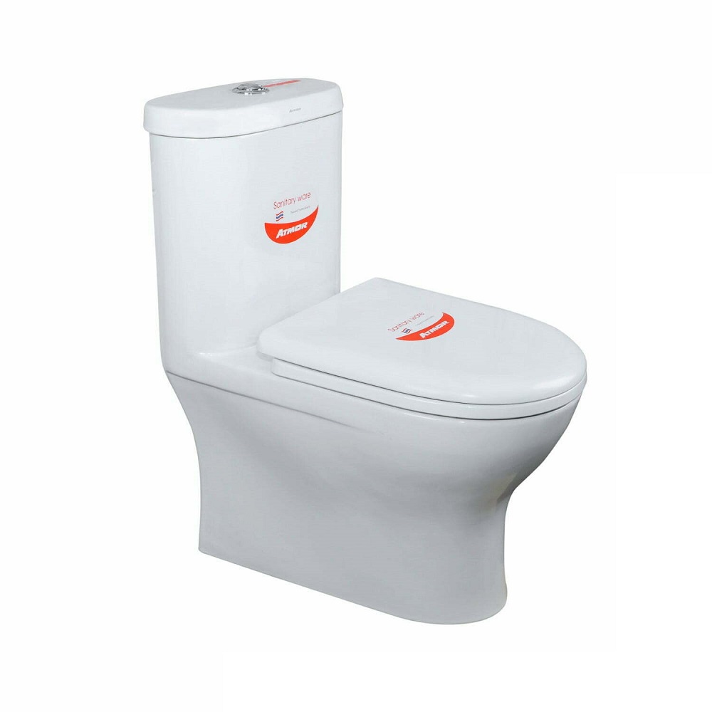 Bồn cầu 1 khối ATMOR AT1171 nắp êm xả nhấn - 4