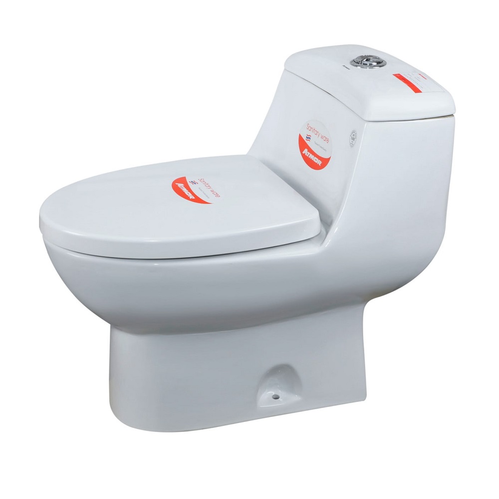 Bồn cầu 1 khối ATMOR AT2177 nắp êm xả nhấn - 3