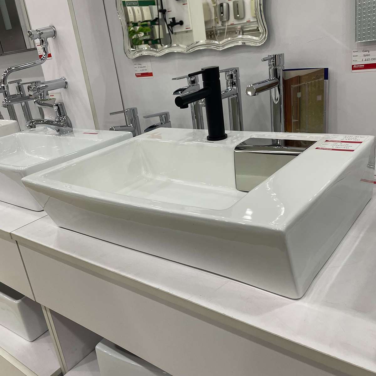 Chậu lavabo đặt bàn ATMOR AT142B - 2