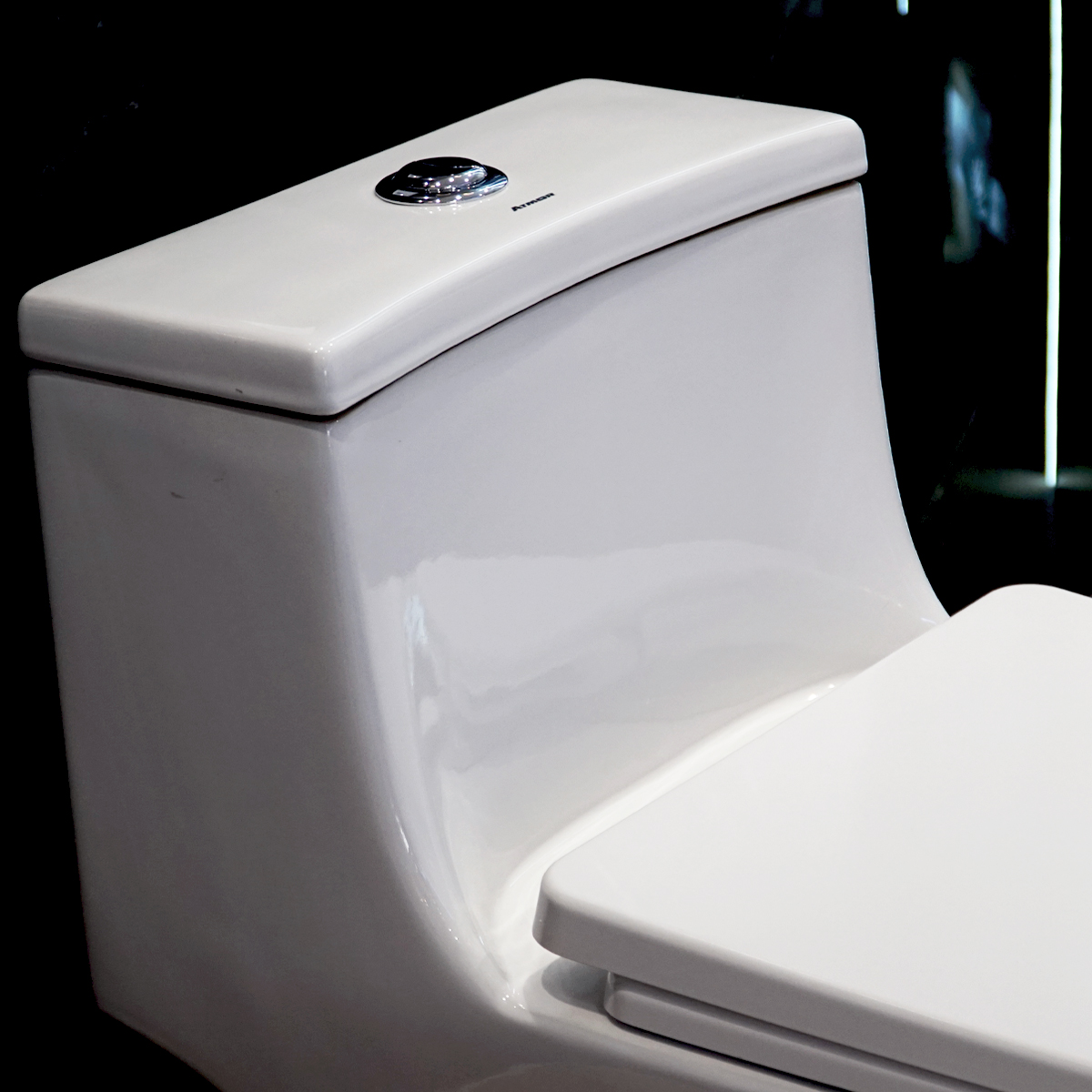 Bồn cầu 1 khối ATMOR AT8867 nắp êm xả nhấn tiết kiệm nước - 8