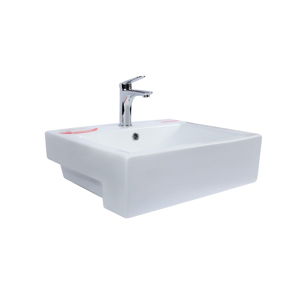 Chậu rửa mặt lavabo bán âm ATMOR AT070 - 3