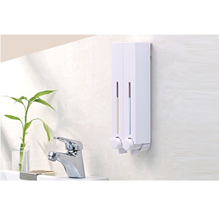 Hộp nhấn xà phòng đôi 500mlx2 ATMOR DH-700-2W (DH7002W) - 6