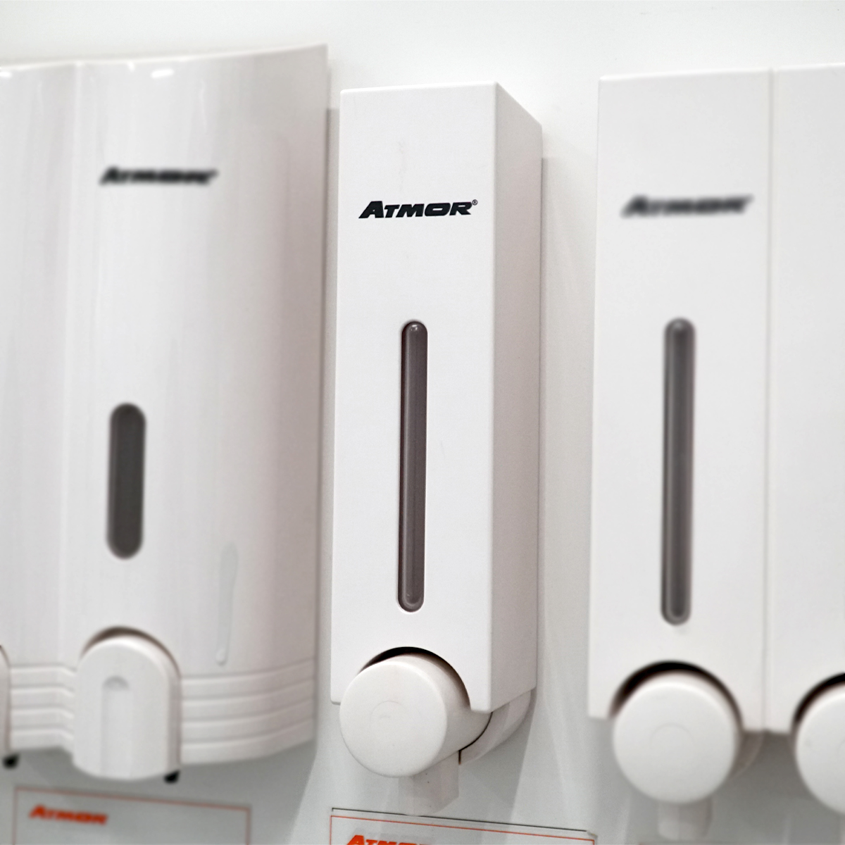 Hộp nhấn xà phòng 250ml ATMOR DH-725-1W (DH7251W) - 2