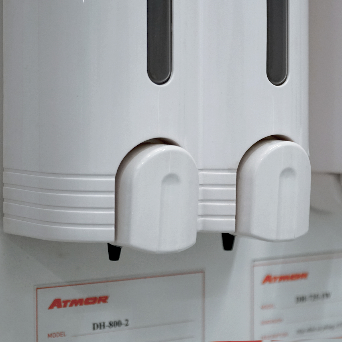 Hộp nhấn xà phòng đôi 400mlx2 ATMOR DH-800-2 (DH8002) - 4