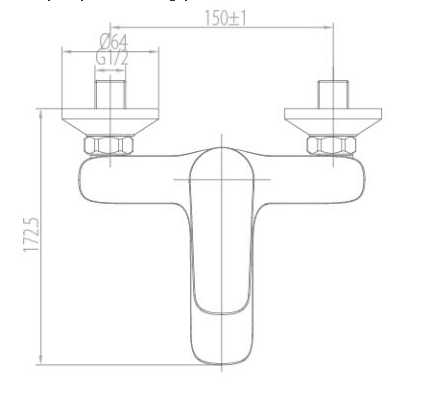 Củ sen tắm nóng lạnh ATMOR AT91261 - 2