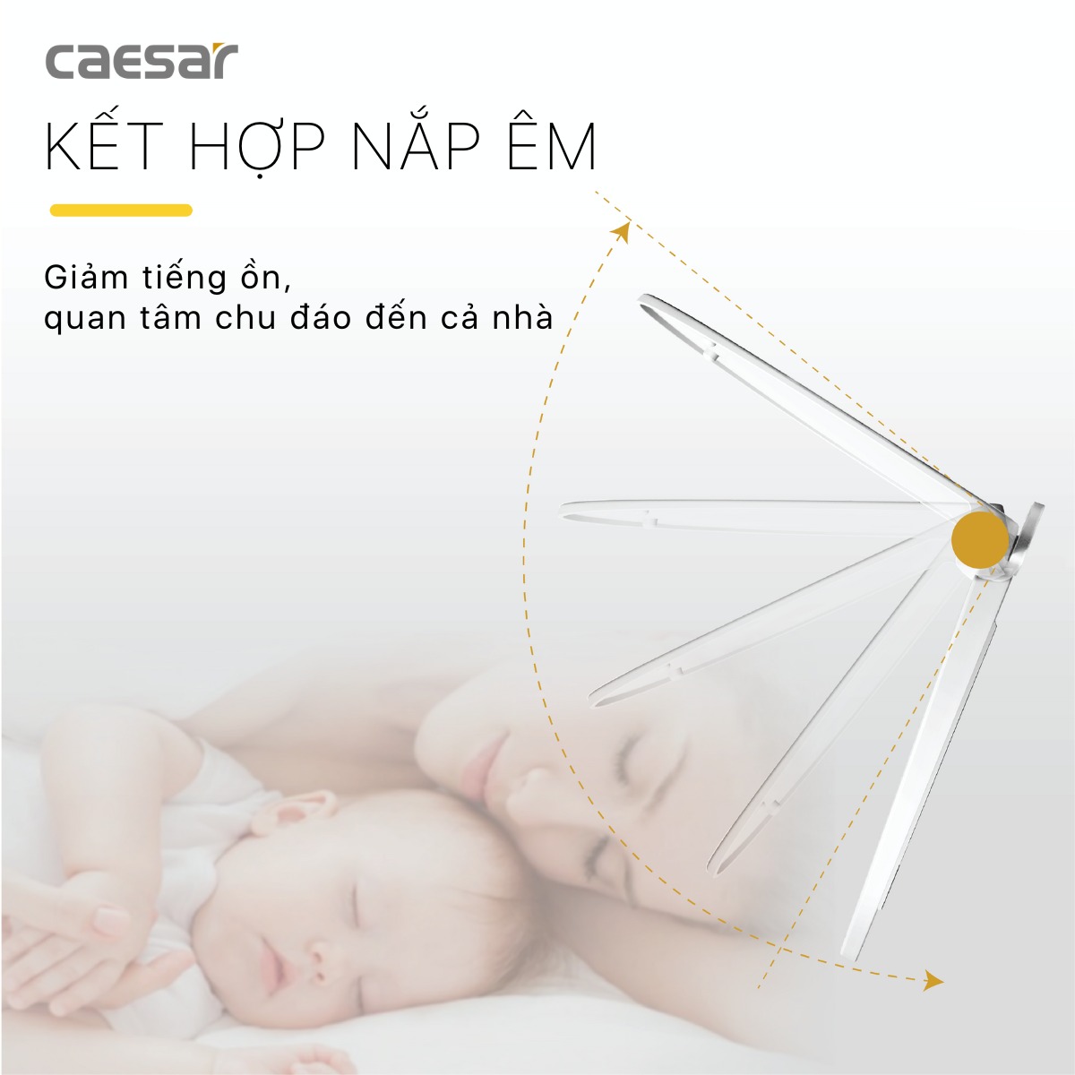 Bồn cầu 2 khối Caesar CD1340 nắp đóng êm - 6
