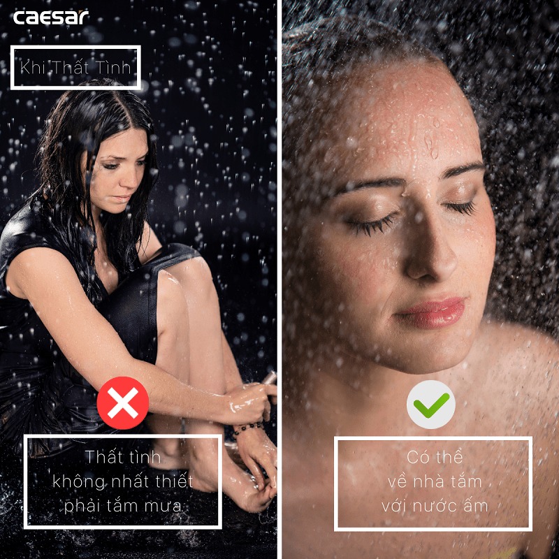 Bộ sen tắm cây nóng lạnh Caesar S648C - 6