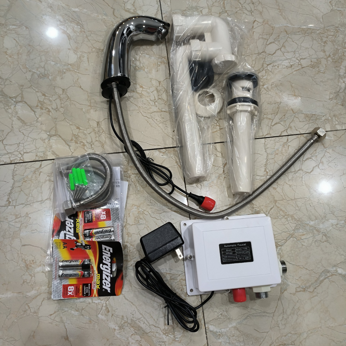 Vòi chậu lavabo cảm ứng nước lạnh Caesar A911 - 11
