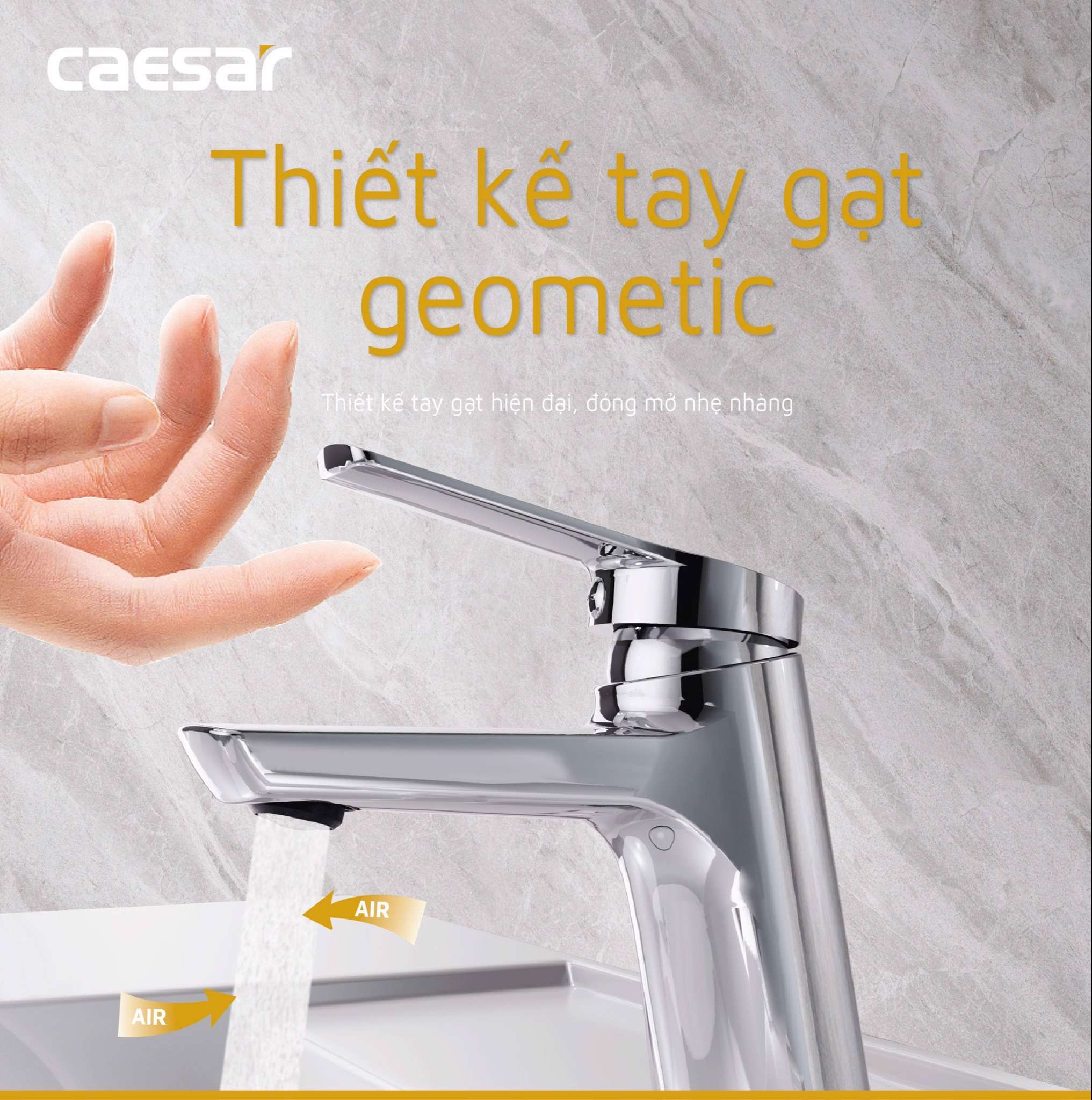 Vòi chậu lavabo nóng lạnh Caesar B200CU - 14