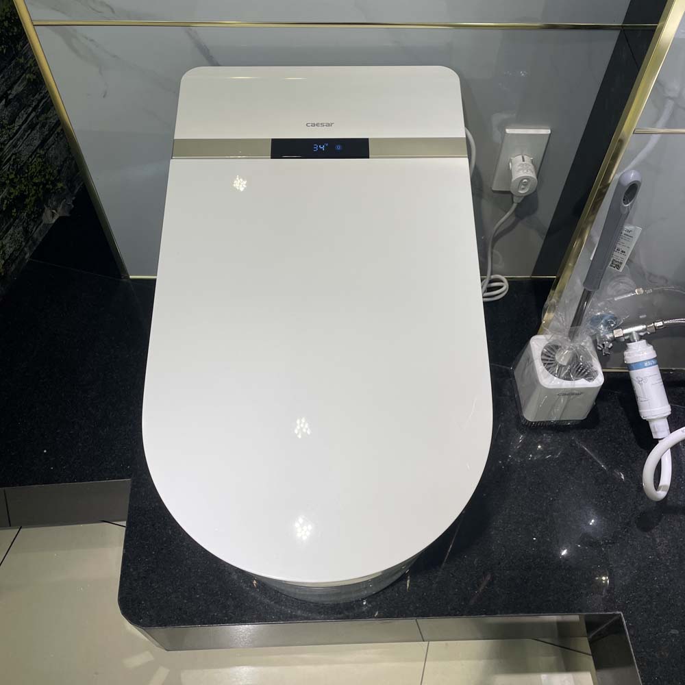 Bồn cầu điện tử thông minh Caesar CA1389H - 3