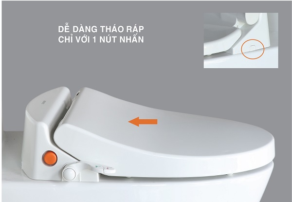 Nắp bồn cầu rửa cơ Caesar TAF050 - 3