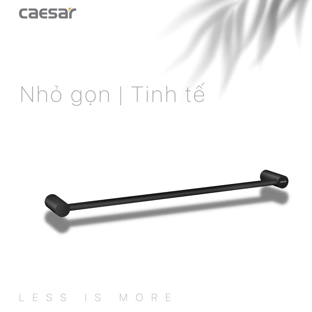 Giá treo khăn Caesar Q6301B màu đen - 15