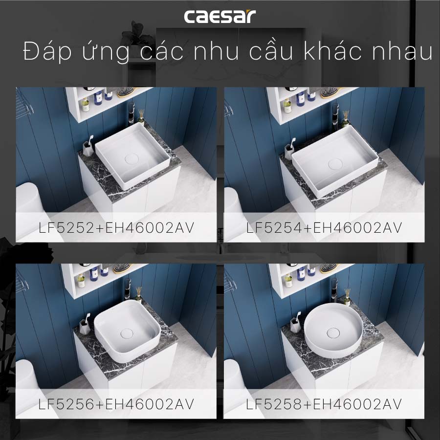 Bộ tủ lavabo Caesar L5262+EH46002AV - 12