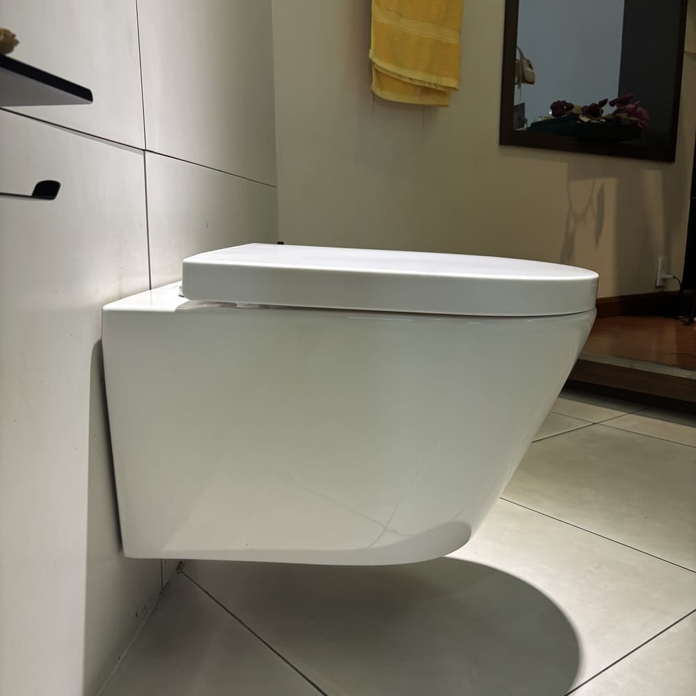 Bồn cầu treo tường Caesar CPT1505 gồm két nước âm tường - 5