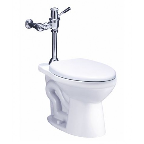 Bồn cầu đặt sàn Caesar CP1333 nắp thường (van xả trực tiếp)