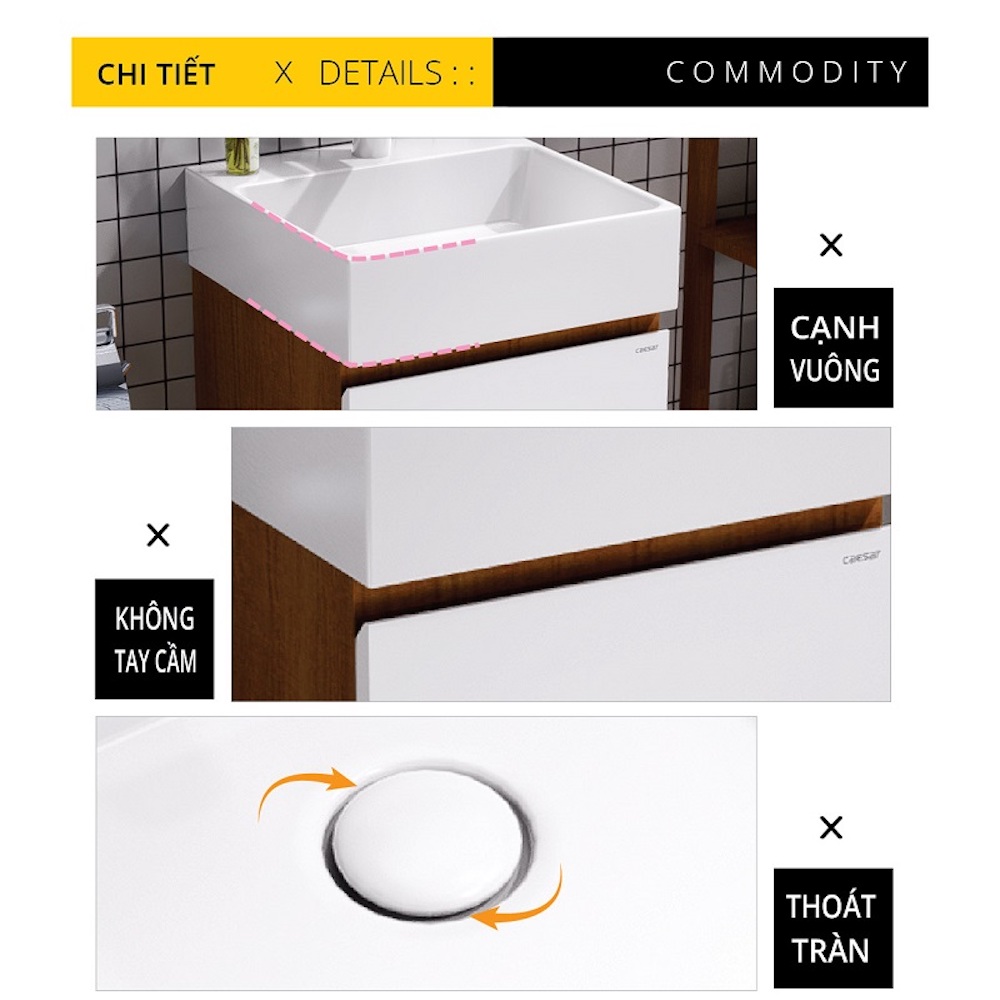 Tủ lavabo Caesar EH05257AWV - 12