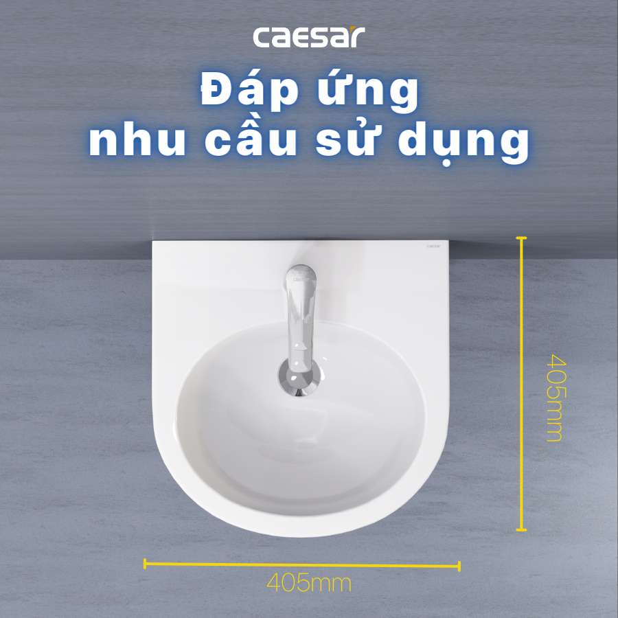 Chậu rửa lavabo treo tường Caesar L2140 - 10
