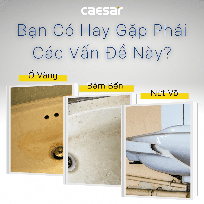 Chậu rửa mặt lavabo âm bàn Caesar LF5127 - 5