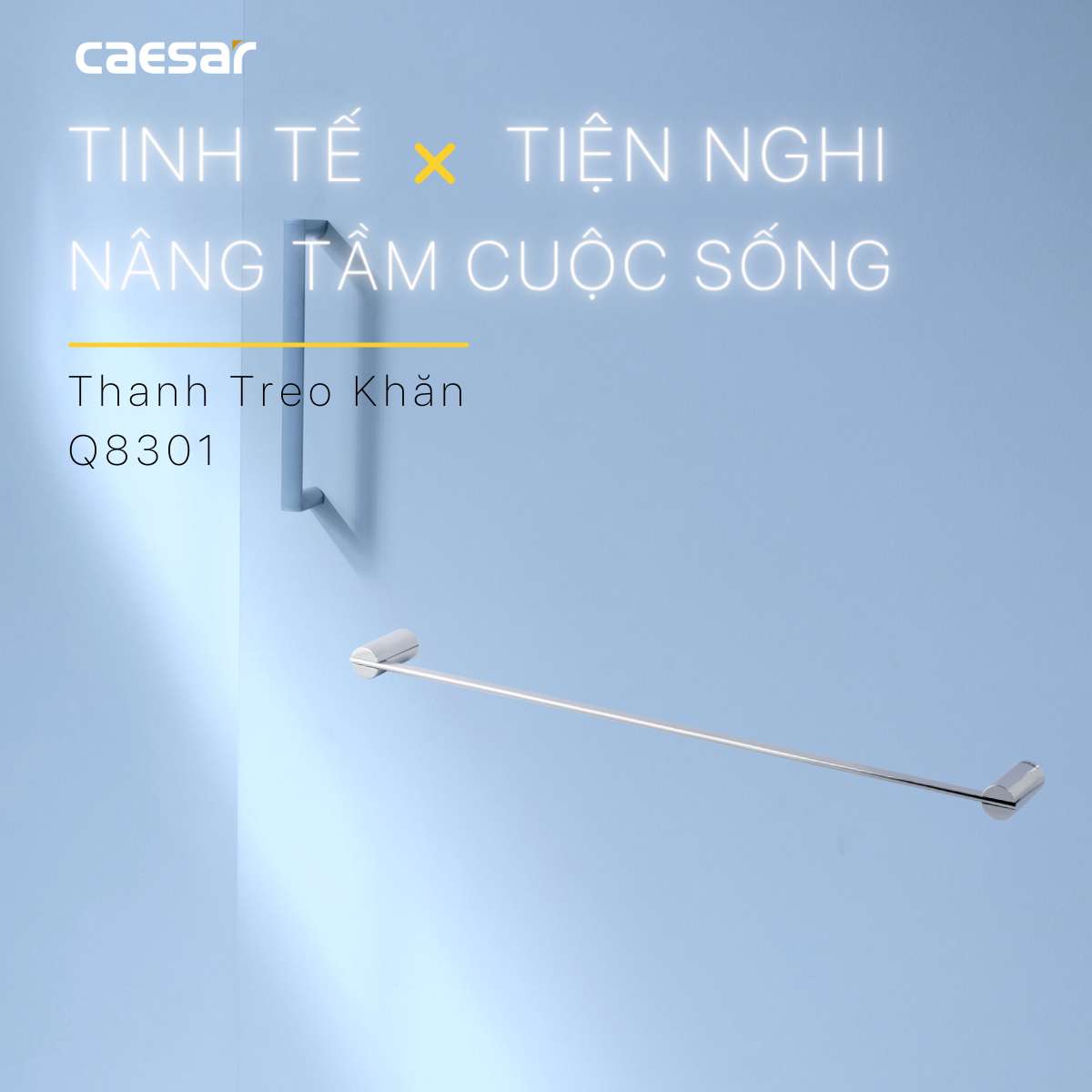 Thanh treo khăn Caesar Q8301 - 6