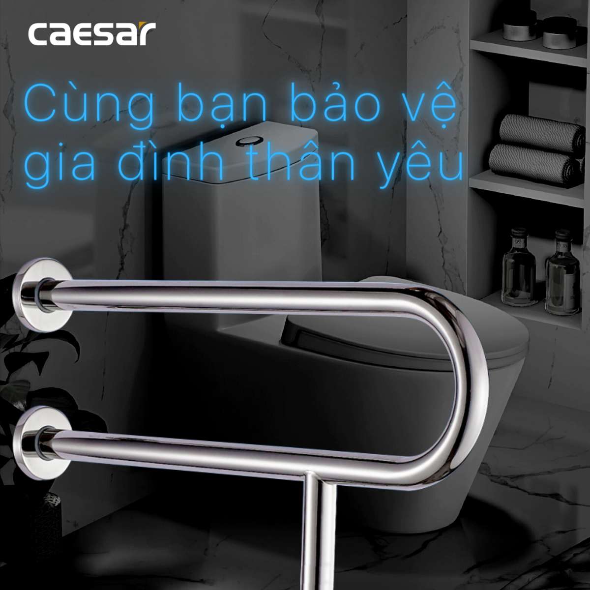 Thanh tay vịn Caesar GB102V - 15