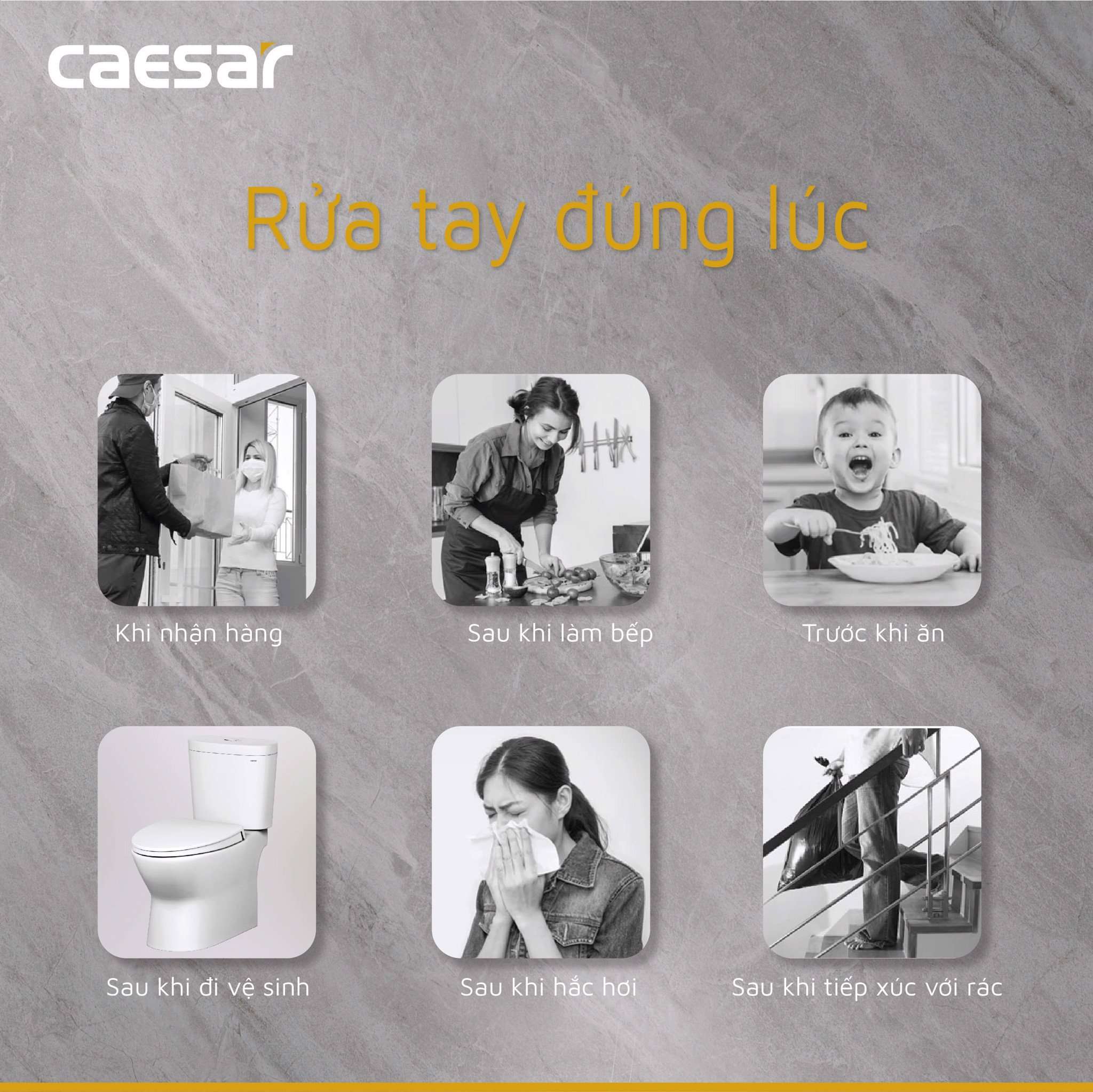 Vòi chậu lavabo nóng lạnh Caesar B200CU - 10