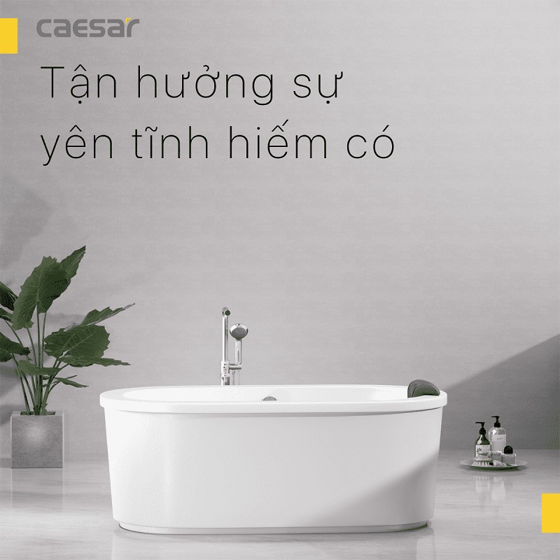 Bồn tắm đặt sàn 1m7 Caesar AT6170 - 6