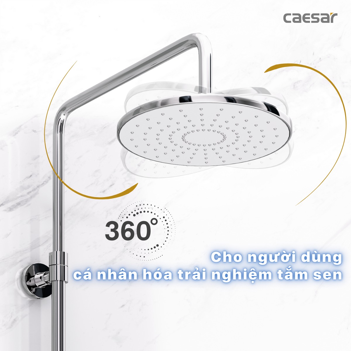 Sen cây tắm đứng Caesar BS126 - 22