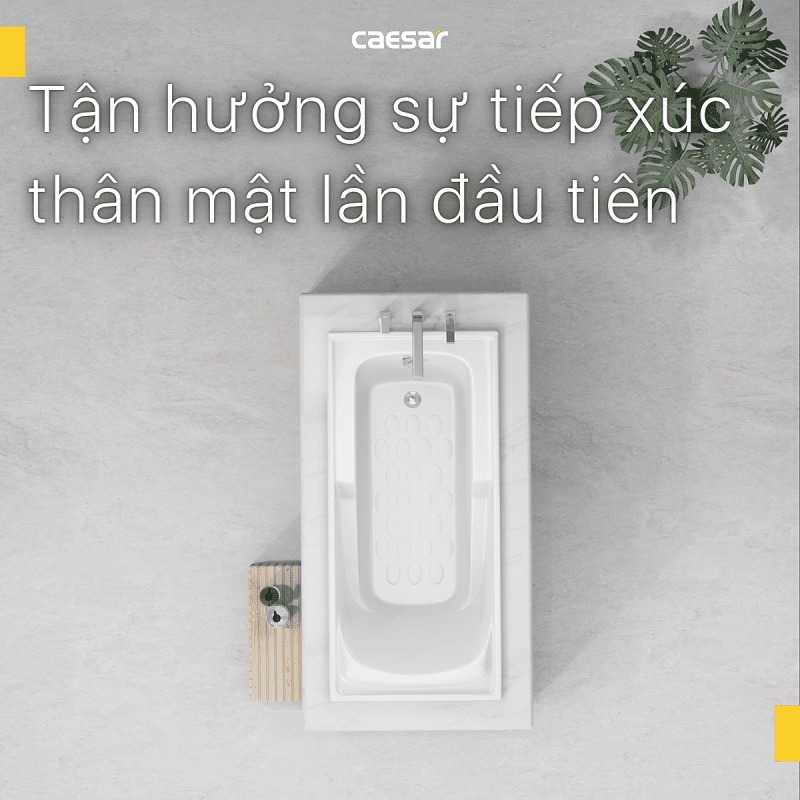 Bồn tắm xây 1m6 Caesar AT0460 - 6