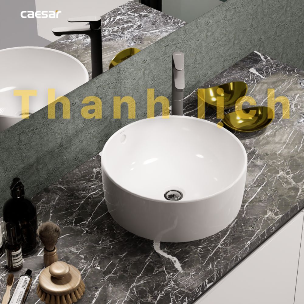 Chậu lavabo đặt bàn Caesar L5225 - 15