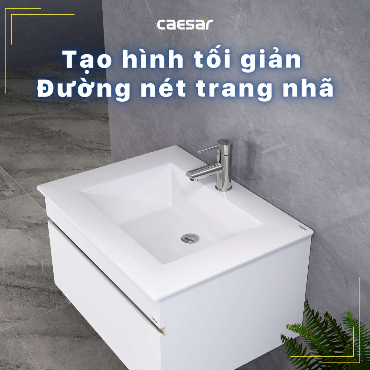 Chậu lavabo dương vành Caesar LF5030 - 8