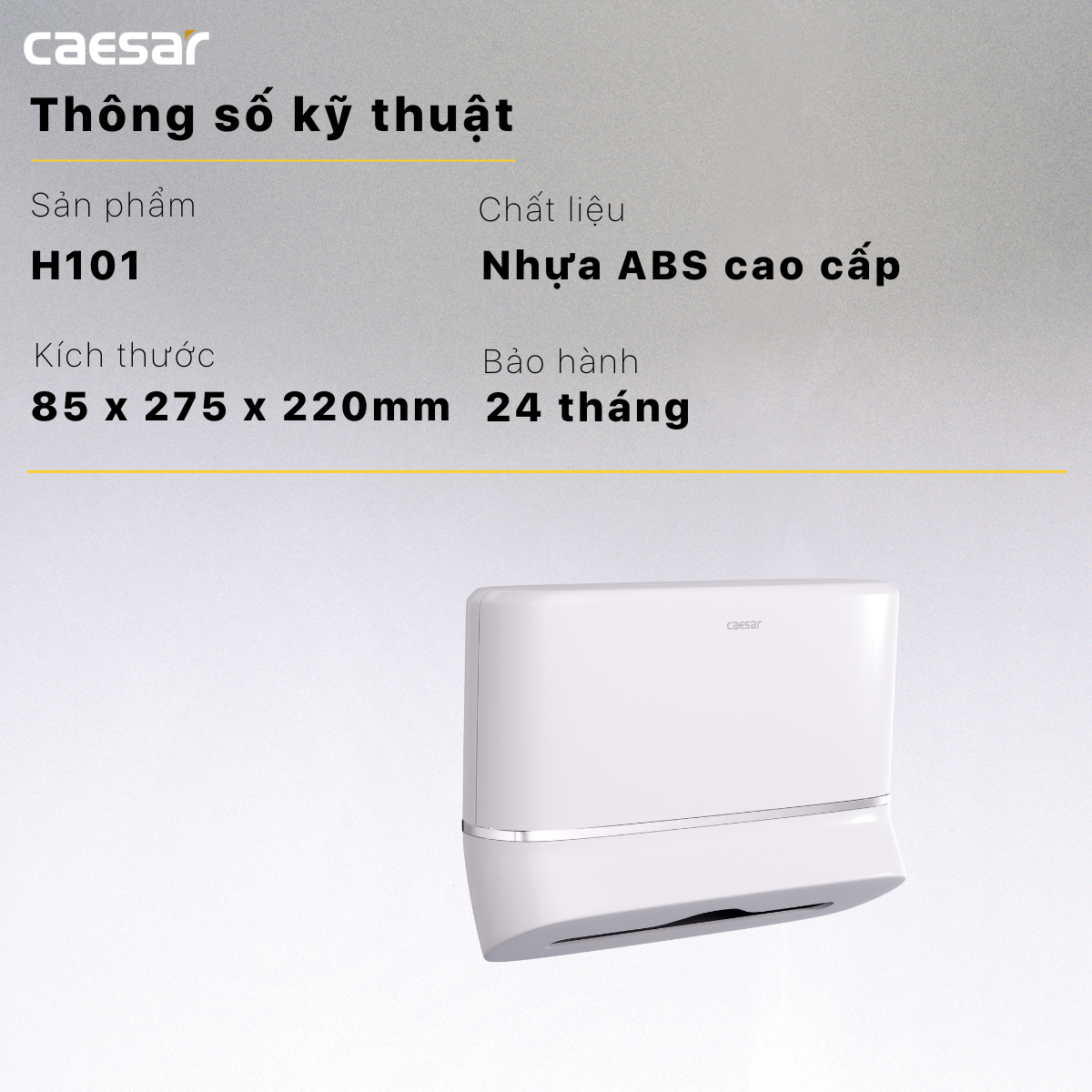 Hộp giấy vệ sinh Caesar H101 - 11
