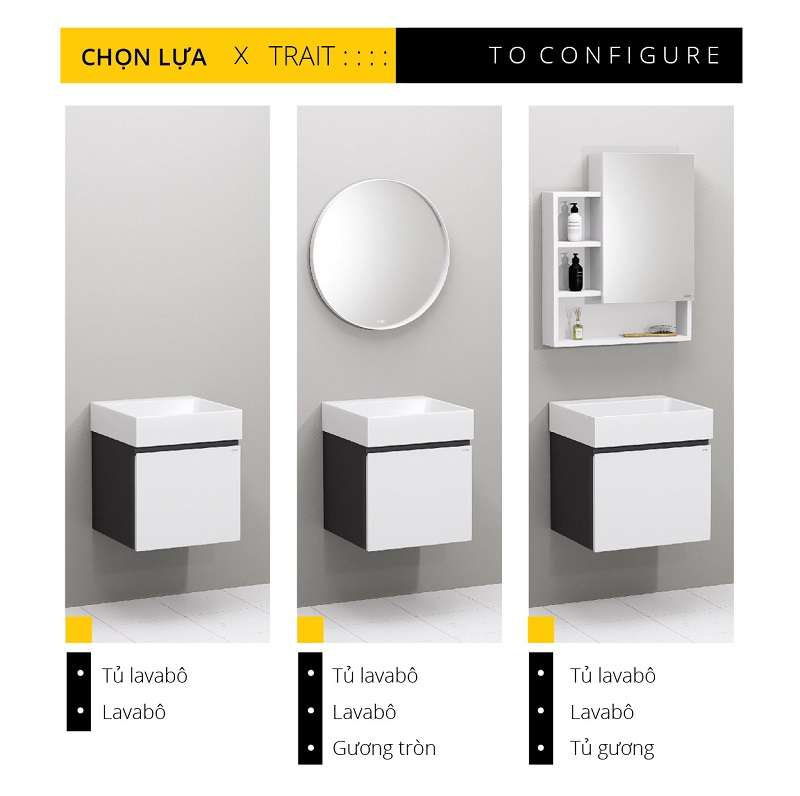 Bộ tủ lavabo Caesar LF5255+EH05255ATGV - 12