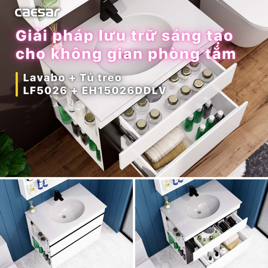 Tủ lavabo Caesar EH15026DDLV - 11