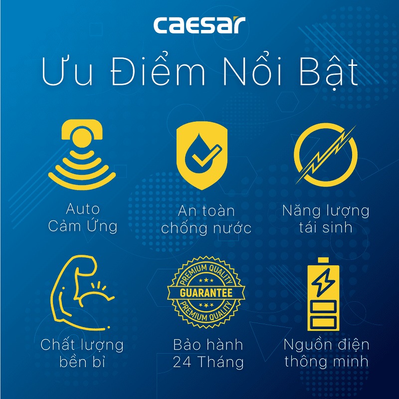 Van xả cảm ứng bồn tiểu nam Caesar A672 - 4