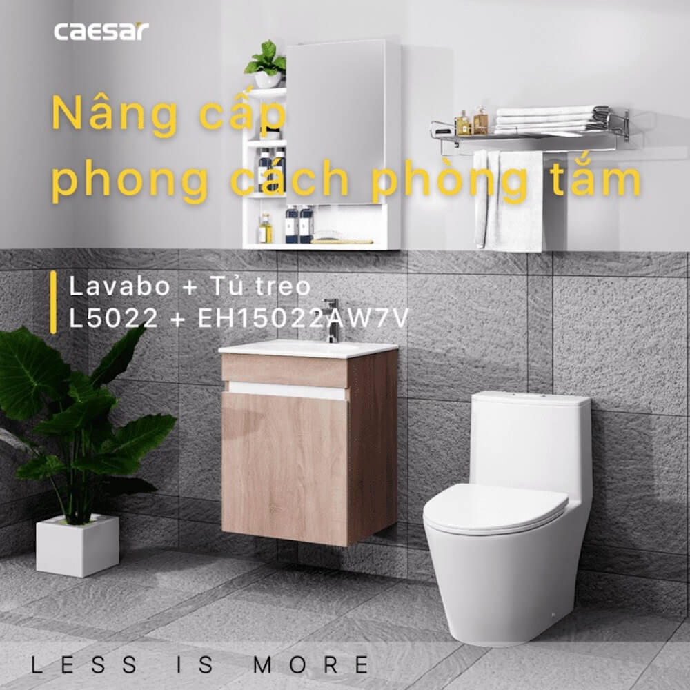 Tủ lavabo Caesar EH15022AW7V - 2