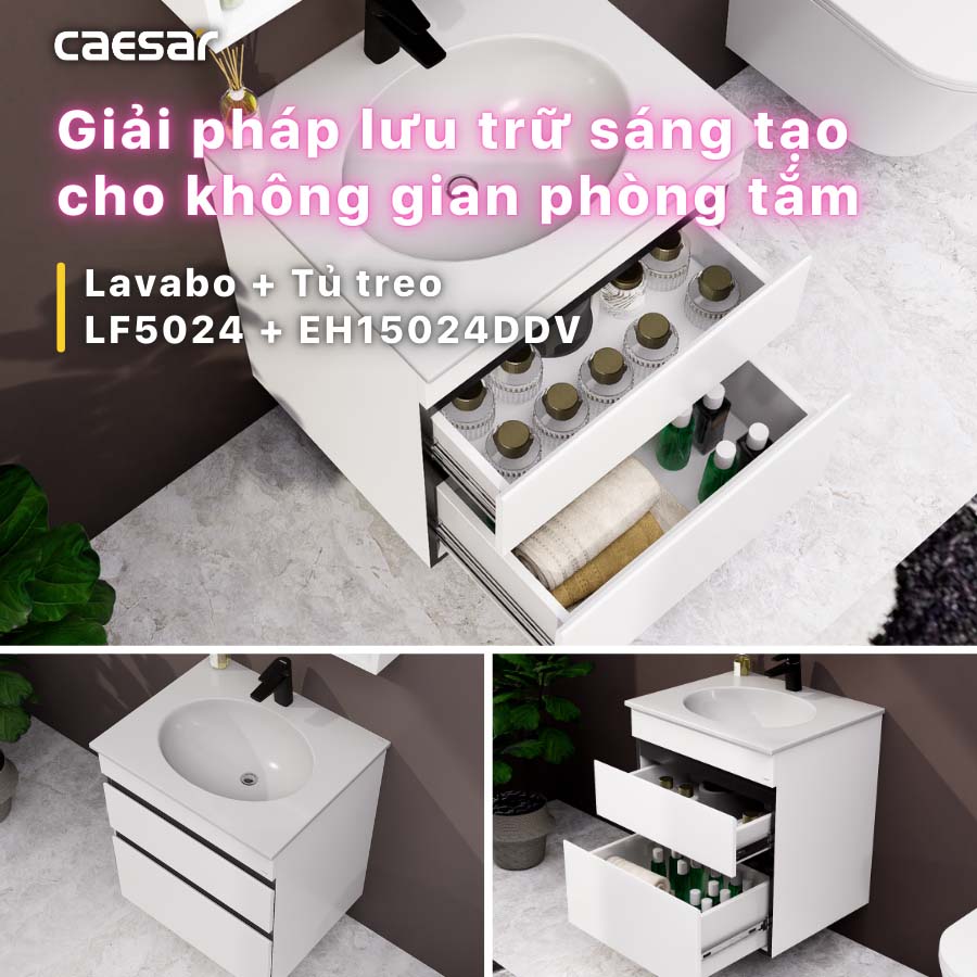 Tủ lavabo Caesar EH15024DDV - 11