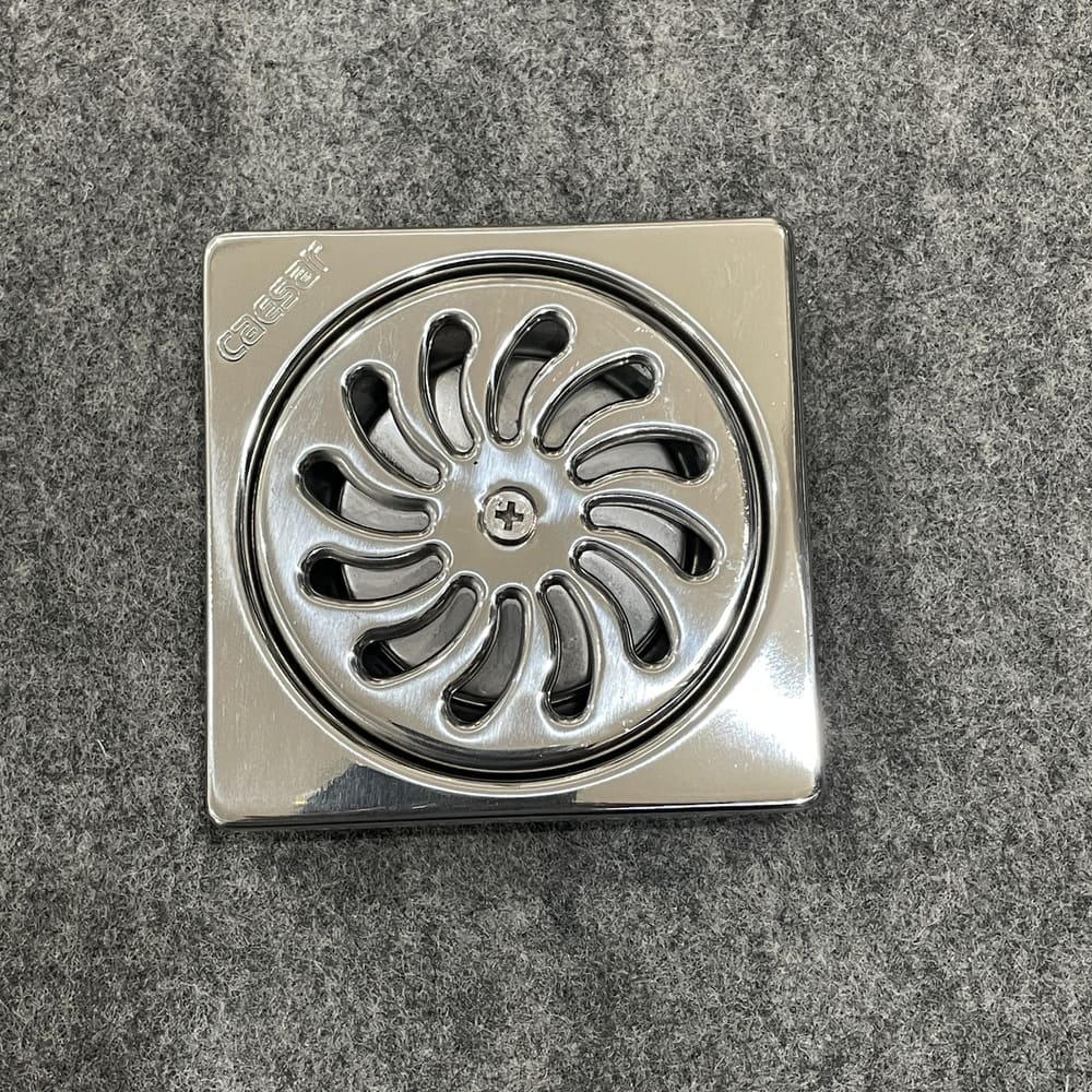 Phễu thoát sàn inox 304 9x9cm φ60 Caesar F2222 - 5