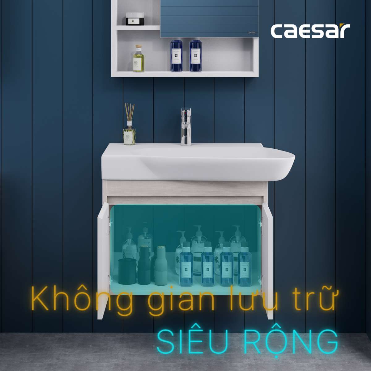Chậu lavabo dương vành Caesar LF5364 - 11