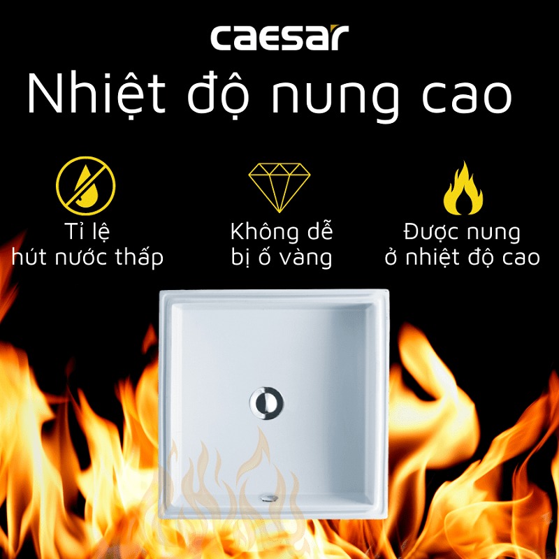 Chậu rửa mặt lavabo âm bàn Caesar LF5127 - 10