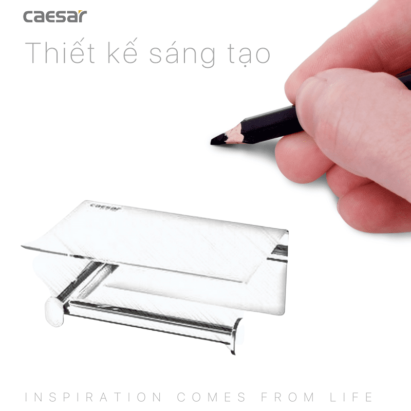 Hộp giấy vệ sinh Caesar ST804V - 16