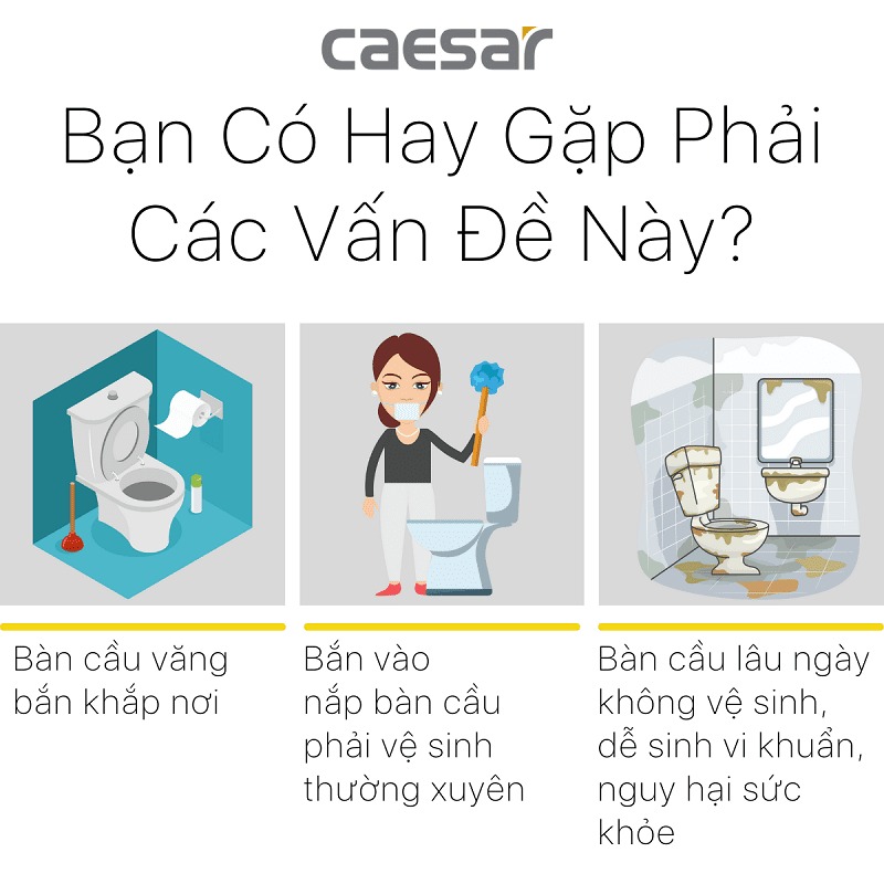 Van xả cảm ứng bồn tiểu nam Caesar A652DC-PW (A652DCPW) - 10
