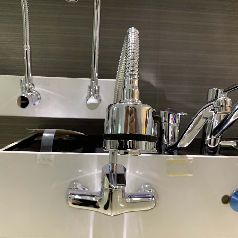 Vòi bếp nóng lạnh gắn tường Caesar K526C - 6