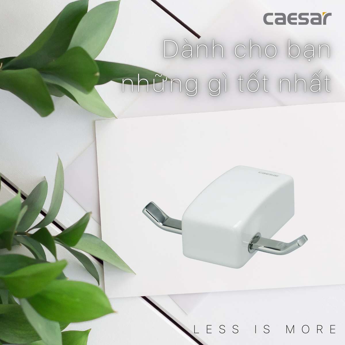 Móc áo đôi Caesar Q997 - 10