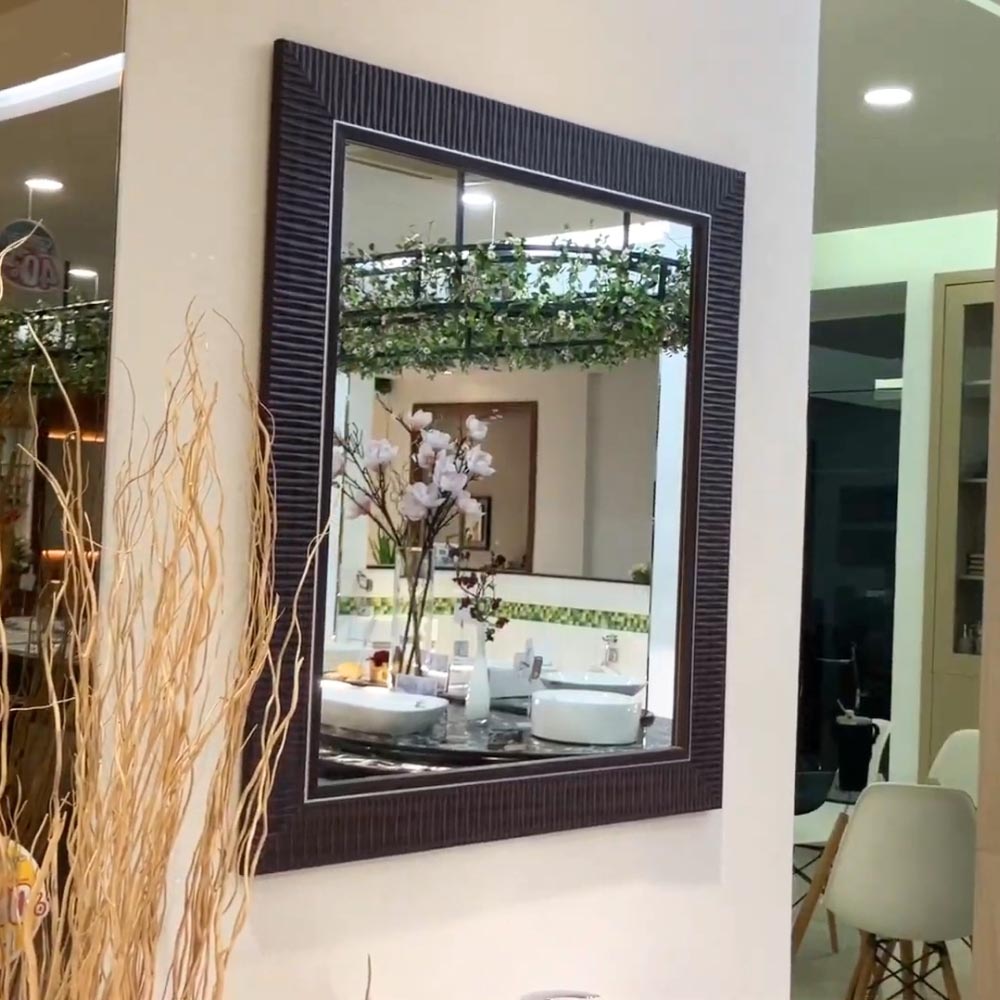 Gương soi khung nhựa cao cấp 80x90cm Caesar M926 - 3