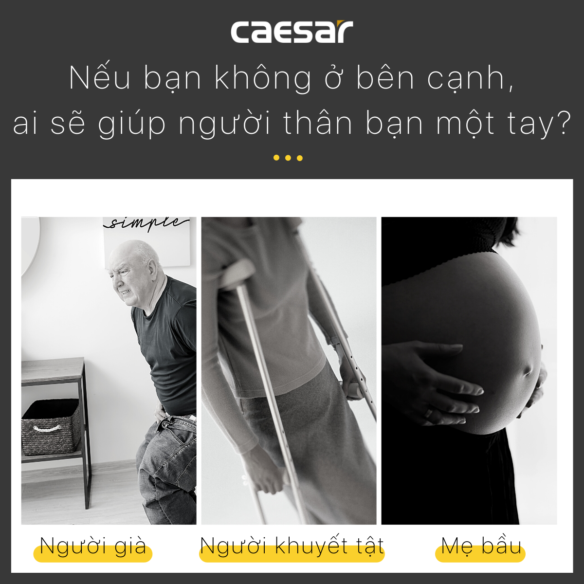 Thanh tay vịn inox Caesar GB131BV - 6