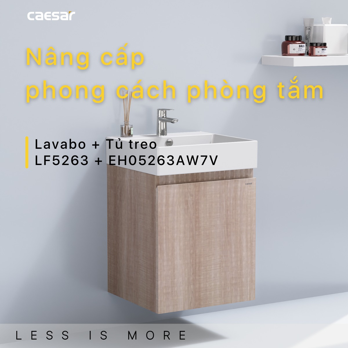 Tủ lavabo Caesar EH05263AW7V - 2