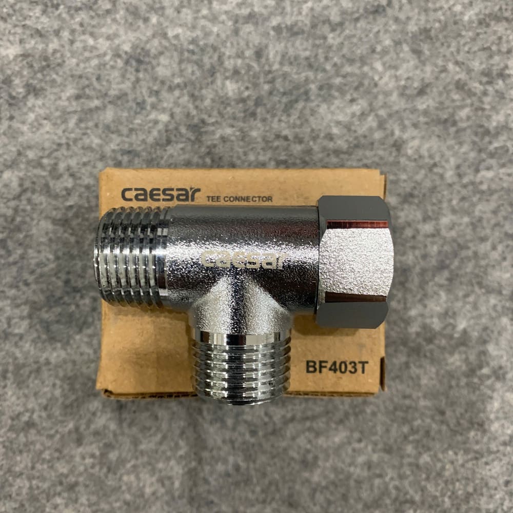 Van chia nước chữ t 2 đường nước Caesar BF403T - 2