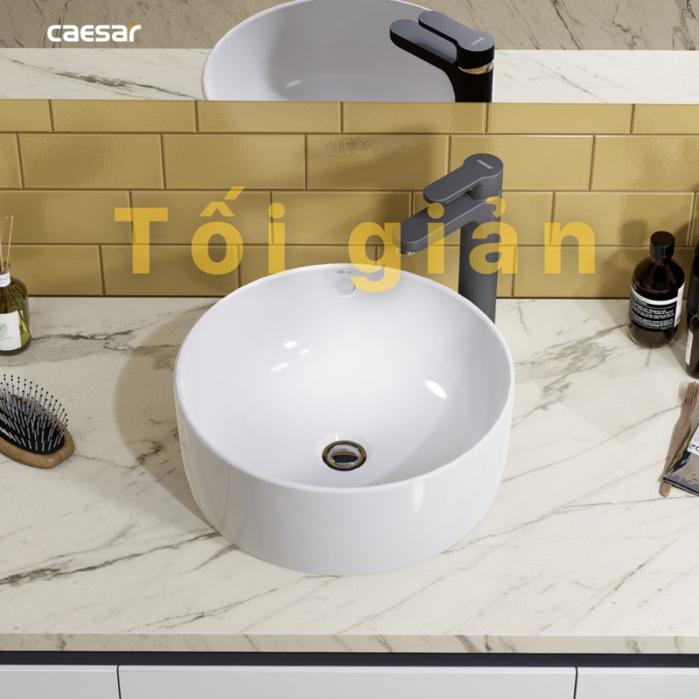 Chậu lavabo đặt bàn Caesar L5225 - 14